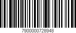 Código de barras (EAN, GTIN, SKU, ISBN): '7900000728948'