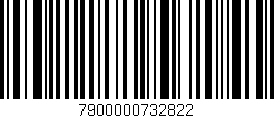 Código de barras (EAN, GTIN, SKU, ISBN): '7900000732822'