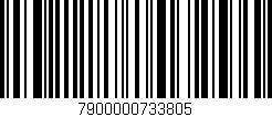 Código de barras (EAN, GTIN, SKU, ISBN): '7900000733805'