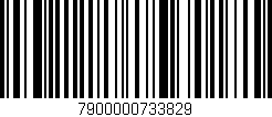 Código de barras (EAN, GTIN, SKU, ISBN): '7900000733829'