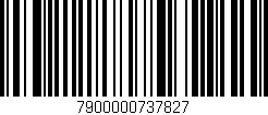 Código de barras (EAN, GTIN, SKU, ISBN): '7900000737827'
