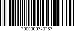 Código de barras (EAN, GTIN, SKU, ISBN): '7900000743767'