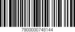 Código de barras (EAN, GTIN, SKU, ISBN): '7900000748144'