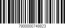 Código de barras (EAN, GTIN, SKU, ISBN): '7900000748823'