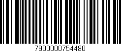 Código de barras (EAN, GTIN, SKU, ISBN): '7900000754480'