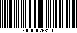 Código de barras (EAN, GTIN, SKU, ISBN): '7900000756248'
