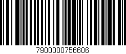 Código de barras (EAN, GTIN, SKU, ISBN): '7900000756606'