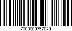 Código de barras (EAN, GTIN, SKU, ISBN): '7900000757849'
