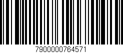 Código de barras (EAN, GTIN, SKU, ISBN): '7900000764571'