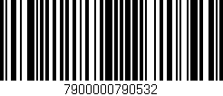 Código de barras (EAN, GTIN, SKU, ISBN): '7900000790532'