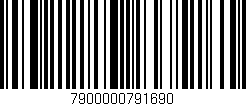Código de barras (EAN, GTIN, SKU, ISBN): '7900000791690'