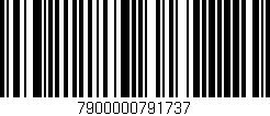 Código de barras (EAN, GTIN, SKU, ISBN): '7900000791737'