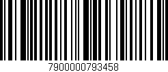 Código de barras (EAN, GTIN, SKU, ISBN): '7900000793458'