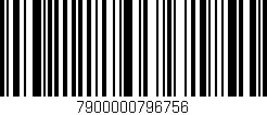 Código de barras (EAN, GTIN, SKU, ISBN): '7900000796756'