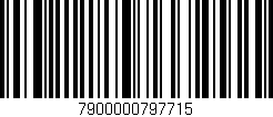 Código de barras (EAN, GTIN, SKU, ISBN): '7900000797715'