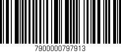 Código de barras (EAN, GTIN, SKU, ISBN): '7900000797913'
