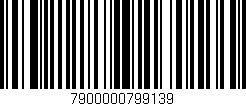 Código de barras (EAN, GTIN, SKU, ISBN): '7900000799139'