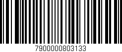 Código de barras (EAN, GTIN, SKU, ISBN): '7900000803133'