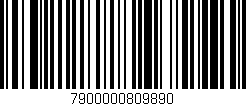 Código de barras (EAN, GTIN, SKU, ISBN): '7900000809890'