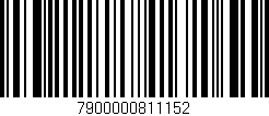 Código de barras (EAN, GTIN, SKU, ISBN): '7900000811152'