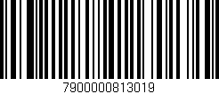 Código de barras (EAN, GTIN, SKU, ISBN): '7900000813019'