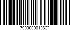 Código de barras (EAN, GTIN, SKU, ISBN): '7900000813637'