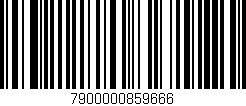 Código de barras (EAN, GTIN, SKU, ISBN): '7900000859666'