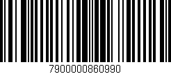 Código de barras (EAN, GTIN, SKU, ISBN): '7900000860990'