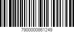Código de barras (EAN, GTIN, SKU, ISBN): '7900000861249'