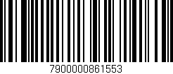 Código de barras (EAN, GTIN, SKU, ISBN): '7900000861553'