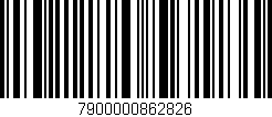 Código de barras (EAN, GTIN, SKU, ISBN): '7900000862826'