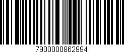 Código de barras (EAN, GTIN, SKU, ISBN): '7900000862994'