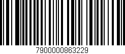 Código de barras (EAN, GTIN, SKU, ISBN): '7900000863229'