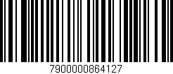 Código de barras (EAN, GTIN, SKU, ISBN): '7900000864127'
