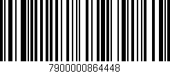 Código de barras (EAN, GTIN, SKU, ISBN): '7900000864448'