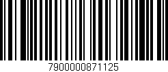 Código de barras (EAN, GTIN, SKU, ISBN): '7900000871125'