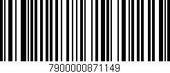 Código de barras (EAN, GTIN, SKU, ISBN): '7900000871149'
