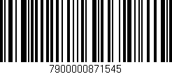 Código de barras (EAN, GTIN, SKU, ISBN): '7900000871545'
