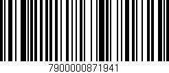Código de barras (EAN, GTIN, SKU, ISBN): '7900000871941'