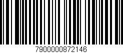 Código de barras (EAN, GTIN, SKU, ISBN): '7900000872146'