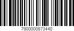 Código de barras (EAN, GTIN, SKU, ISBN): '7900000873440'