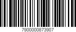 Código de barras (EAN, GTIN, SKU, ISBN): '7900000873907'