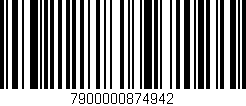 Código de barras (EAN, GTIN, SKU, ISBN): '7900000874942'