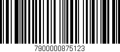 Código de barras (EAN, GTIN, SKU, ISBN): '7900000875123'