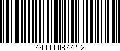 Código de barras (EAN, GTIN, SKU, ISBN): '7900000877202'