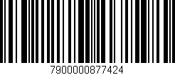Código de barras (EAN, GTIN, SKU, ISBN): '7900000877424'
