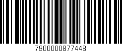 Código de barras (EAN, GTIN, SKU, ISBN): '7900000877448'