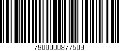 Código de barras (EAN, GTIN, SKU, ISBN): '7900000877509'