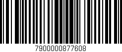 Código de barras (EAN, GTIN, SKU, ISBN): '7900000877608'