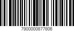 Código de barras (EAN, GTIN, SKU, ISBN): '7900000877806'
